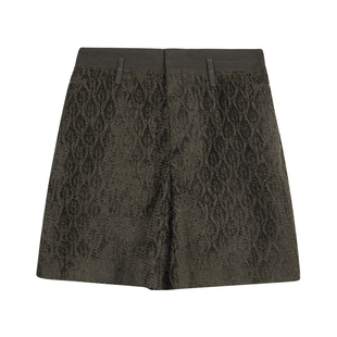 【精工系列】LESS春秋裤子女暗纹提花直筒休闲中裤2N8E10460