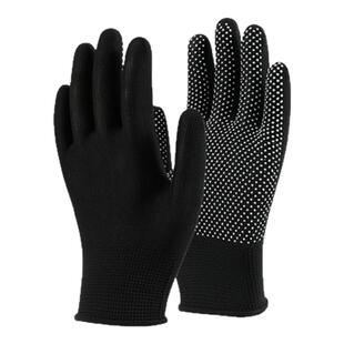 劳保手套尼龙点胶防滑耐磨司机开车搬运薄款透气涂胶工作男女干活