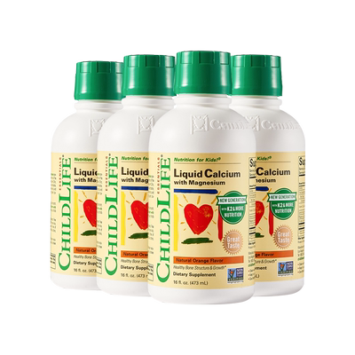 ChildLife童年大白瓶液体钙镁锌