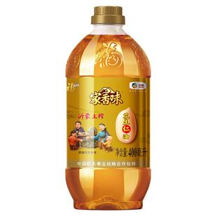 福临门家香味沂蒙土榨花生仁油400ml/瓶 中粮出品家用植物食用油