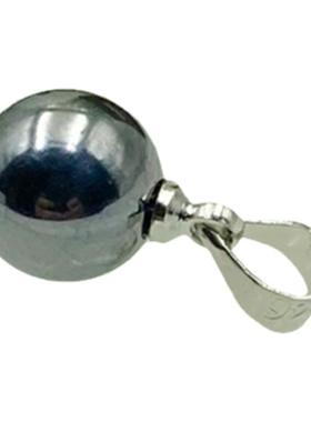 日韩风太赫兹光面圆珠项坠吊坠