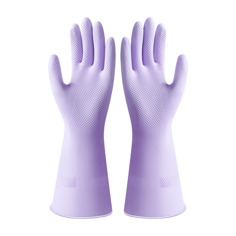 云蕾洗碗手套女厨房家务专用加厚橡胶防水耐用型夏季洗衣清洁神器