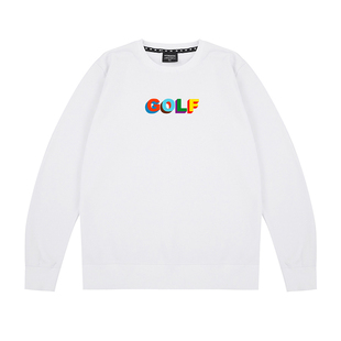 GOLF WANG圆领卫衣3D Logo造物主泰勒Tyler the creator男女情侣