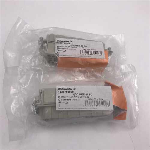 议价原装WEIDMULLER魏德米勒重载连接器1826780000 HDC HEE 46 FC