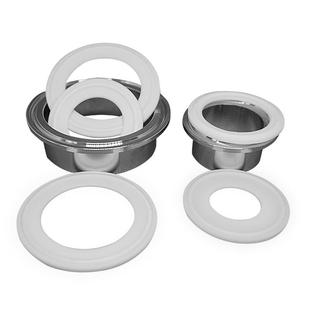 四氟快装垫片卫生级卡箍卡盘垫片聚四氟乙烯垫PTFE密封圈活接垫片