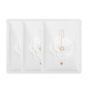 【天猫U先】花印山茶花保湿莹润面膜深补水护肤三片装官方旗舰店