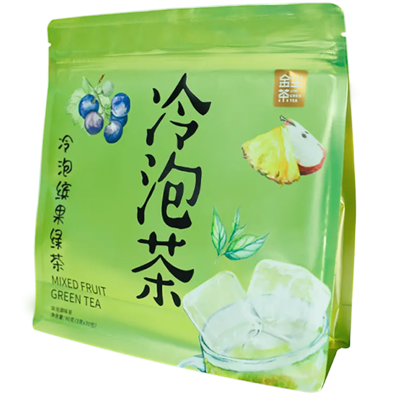 【大包量贩】金尘茶原叶袋泡茶缤果绿茶冷泡茶冷萃茶花果茶水果茶