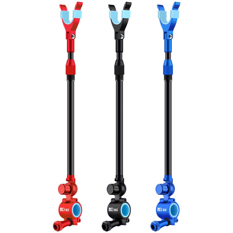 通用炮台后挂天线铝合金防脱竿挂防滑架杆配件全金属鱼竿钓鱼支架