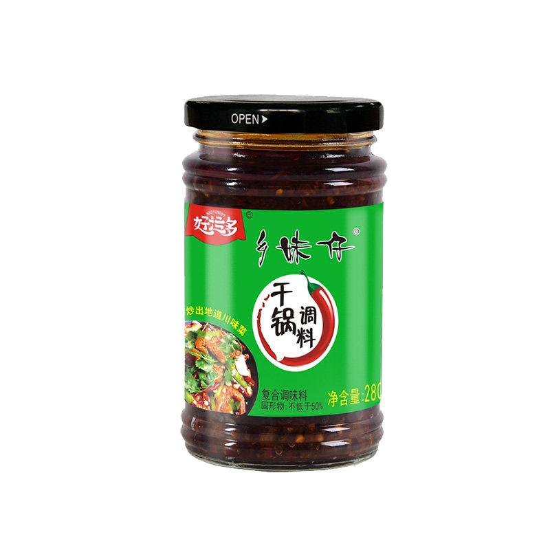 好运多乡妹仔干锅香锅调料280g