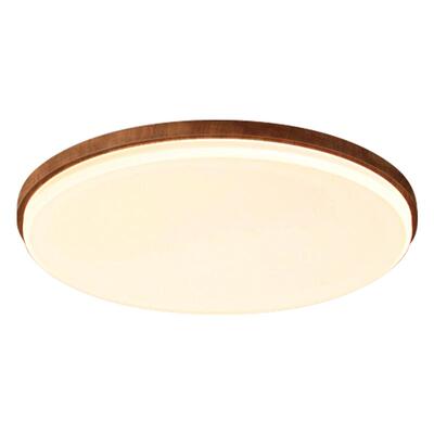 箭牌照明中古原木风卧室吸顶灯