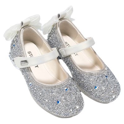 星期六新款女童水晶公主鞋