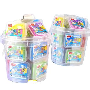 知远儿童拉丝橡皮擦可塑橡皮无碎屑彩色可变色塑形软像皮美术生素描高光绘图不留痕幼儿园软泥盒装礼盒圣诞