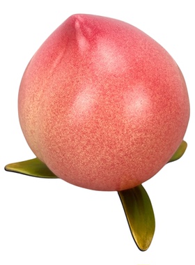 新中式黄铜寿桃祝寿摆件乔迁礼物