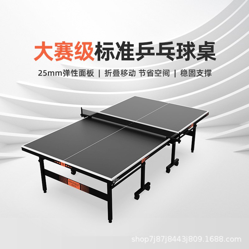 庞伯特（pongbot）乒乓球台 家用可折叠式标准比赛训练乒乓球桌室