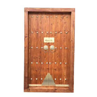 实木大门仿古老式木门中式别墅大门庭院双开大门自建房祠堂宗祠门