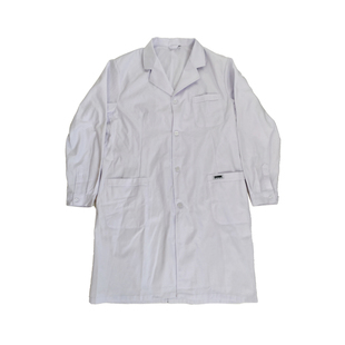 医用白大褂短袖夏装女男薄款医师服药店医生工作服实习学生实验服