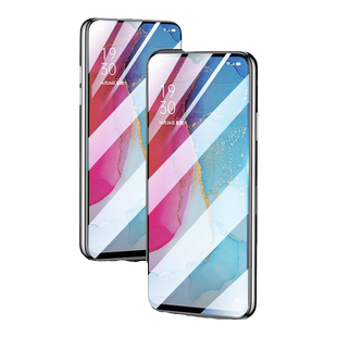 适用opporeno3钢化膜3pro手机膜3元气版超清全屏覆盖oppo贴膜保护reno护眼抗蓝光抗指纹高清无白边防爆不碎边