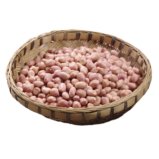 贵州铜仁珍珠花生米2025年农家新鲜手工去壳粉红皮生花生500g装