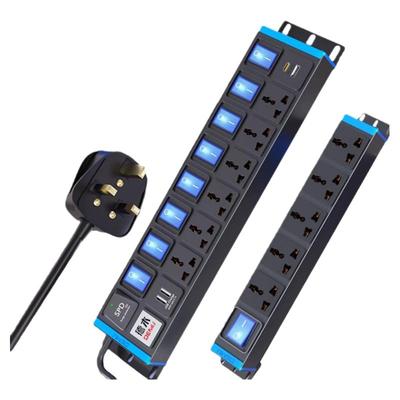 德木英标机柜pdu插排防雷多插位