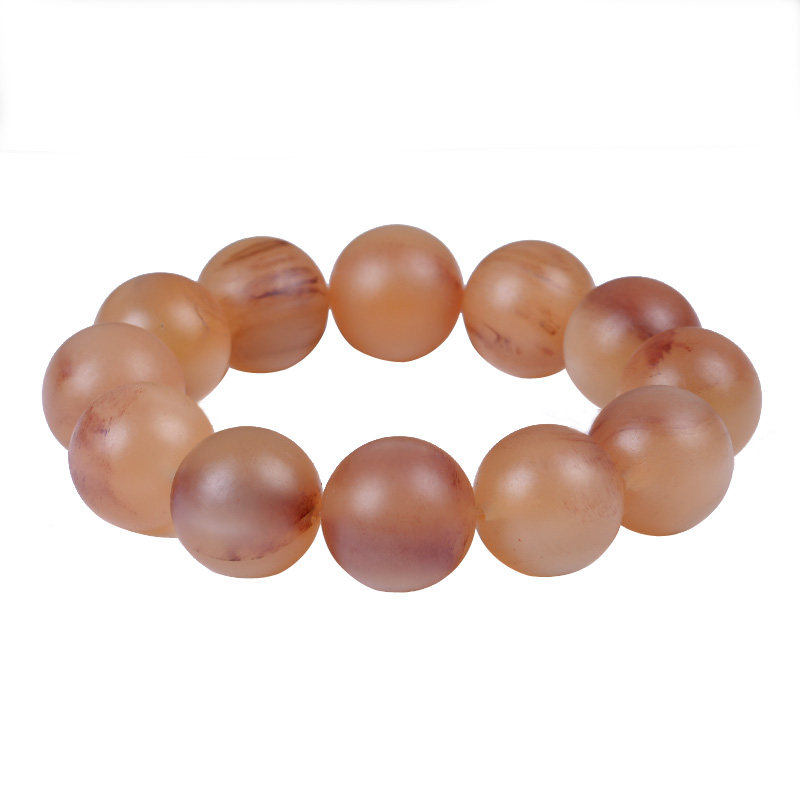 保真西藏羊角手串佛珠单圈手链