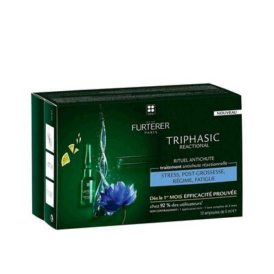 欧洲直邮Rene Furterer馥绿德雅防脱精华液60ml增发育发保护头皮