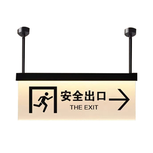 悬挂双面发光天花板吊装男女厕所洗手间带亮灯导向电梯间收银台指示牌定制酒店商场公共写字楼卫生间标识