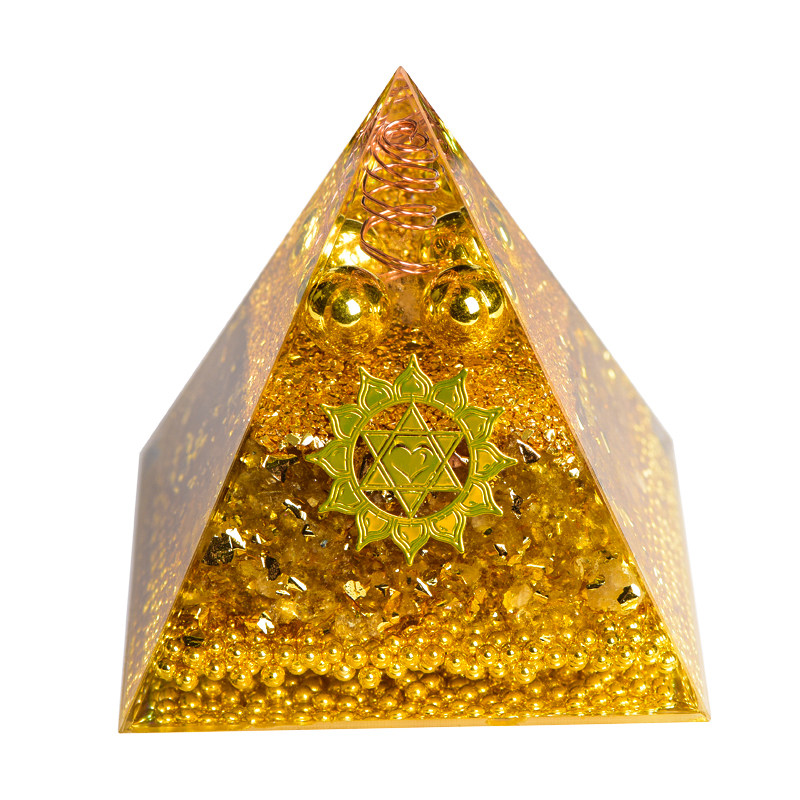 金字塔若慕水晶黄水晶