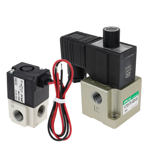 二位三通高频电磁阀真空阀控制阀VT317V/VT307V-4G1/5G1-02 DC24V