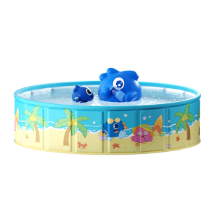 游泳池家用儿童免充气可折叠水池家庭婴儿游泳桶户外大型支架泳池