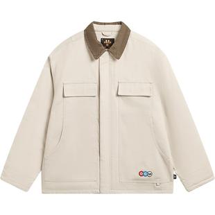 李宁反伍BADFIVE少不入川 x 1807联名系列棉夹克男春季翻领运动服