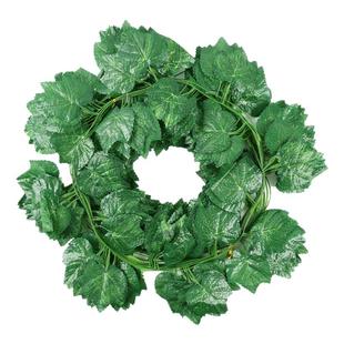 空调管缠绕仿真绿萝叶藤条装饰花藤假树叶藤蔓暖气水管道遮挡花藤