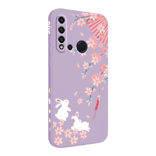 华为nova5ipro手机壳新款可爱兔兔卡通nova5i女高级保护套nova液态硅胶网红nowa5z全包防摔SEA-AL10男超薄外