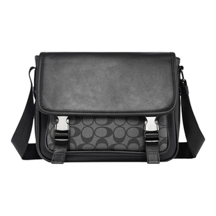 Cnoles Katbee大牌时尚男斜挎包男士邮差包横款ipad包通勤男包