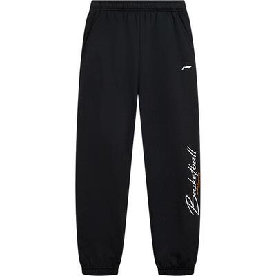 李宁童宽松男童卫裤童装