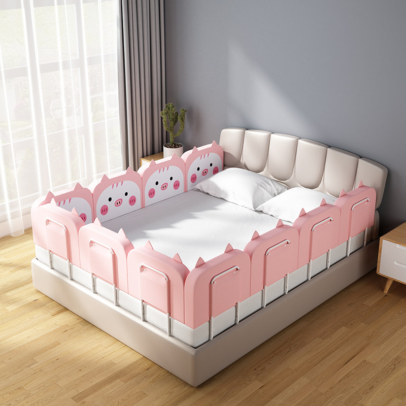 床围栏宝宝防摔婴儿防护栏儿童宝宝防掉床边挡板床栏软包一面护栏