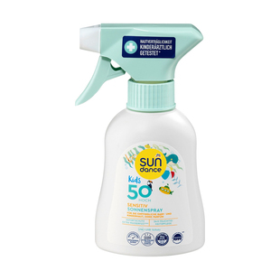 dm德国sundance太阳舞dm24h保湿SPF50倍 儿童防晒霜喷雾防敏款