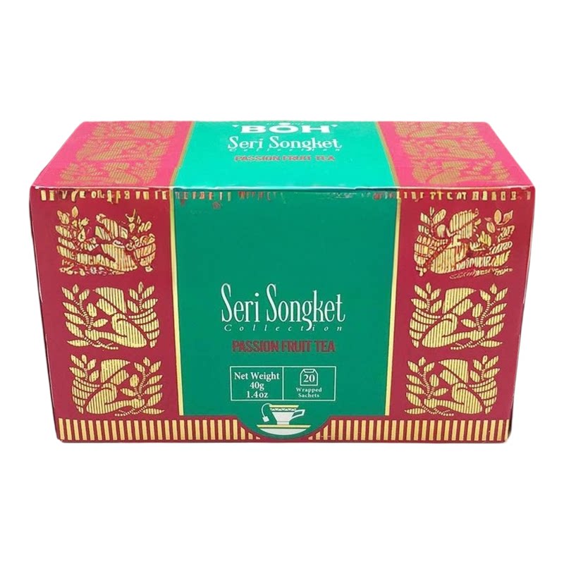BOH 奢华系列百香果风味红茶20x2克浓郁百香果独特香浓风味下午茶