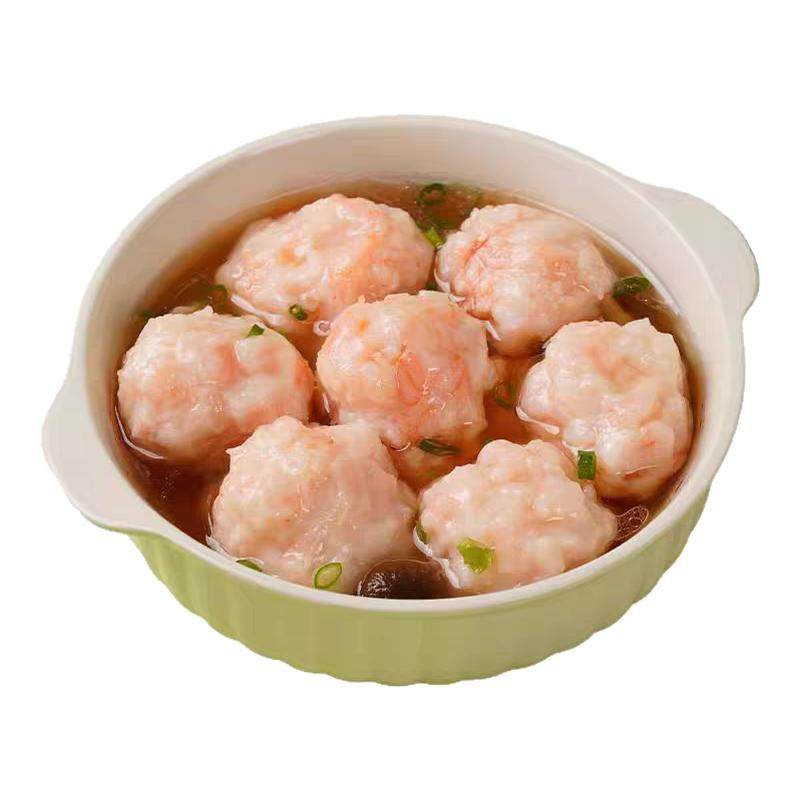收鲜船手打虾滑无添加剂青虾滑火锅食材儿童辅食健身轻食150g/包