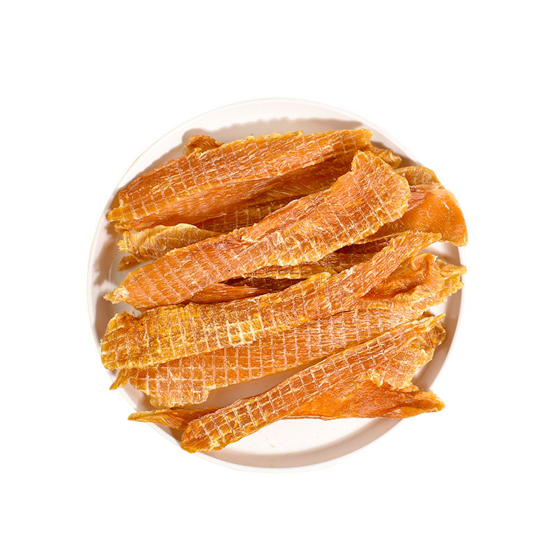 手工风干鸡肉干狗狗零食泰迪金毛奖励训练烘干鸭肉幼犬磨牙耐咬棒