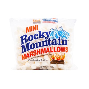 香港代购 进口 美国RockyMountain洛基山mini迷你原味棉花糖 150g