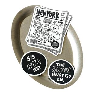 BT21 城市系列贴纸 卡通可爱贴纸创意 LINE FRIENDS连我朋友