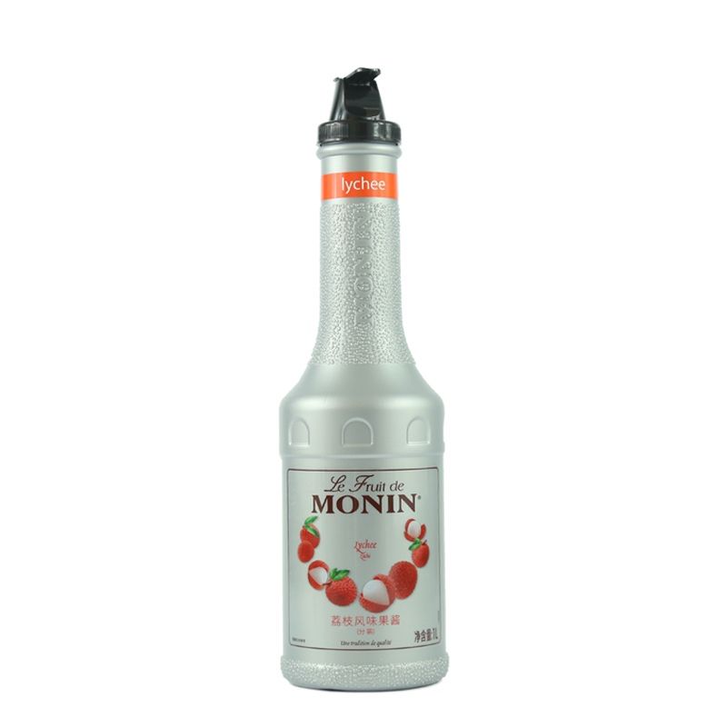 莫林MONIN荔枝风味果酱果泥1000m