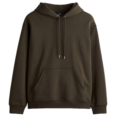 HM男装女装卫衣冬季加绒红色新年本命年情侣装宽松连帽衫0970819