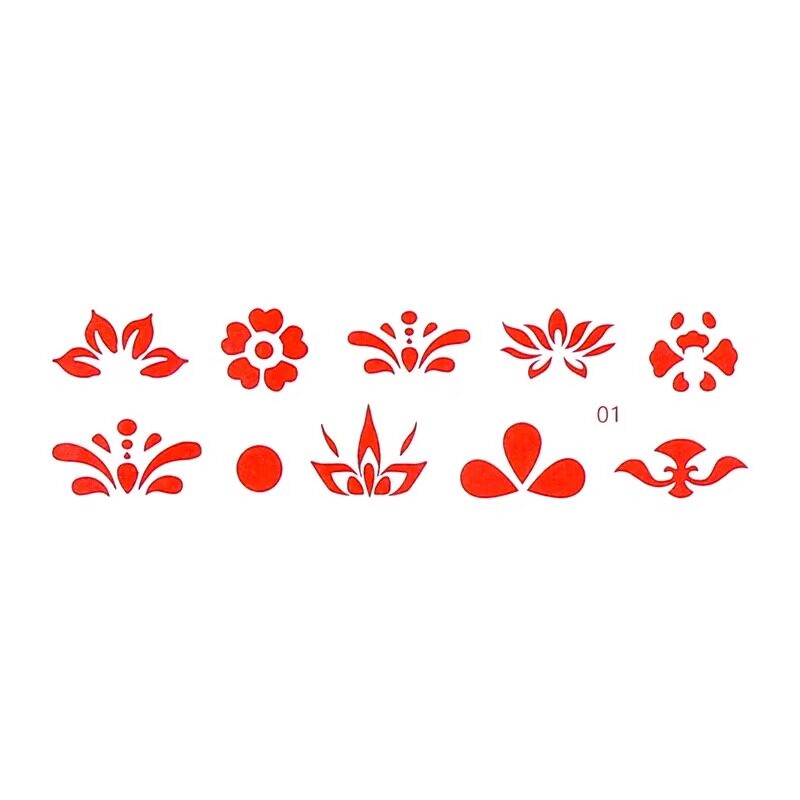 儿童眉心贴花钿额贴汉服古风
