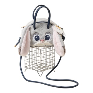 迪士尼正版疯狂动物城联名朱迪包包冬季毛绒手提包单肩包手机包女