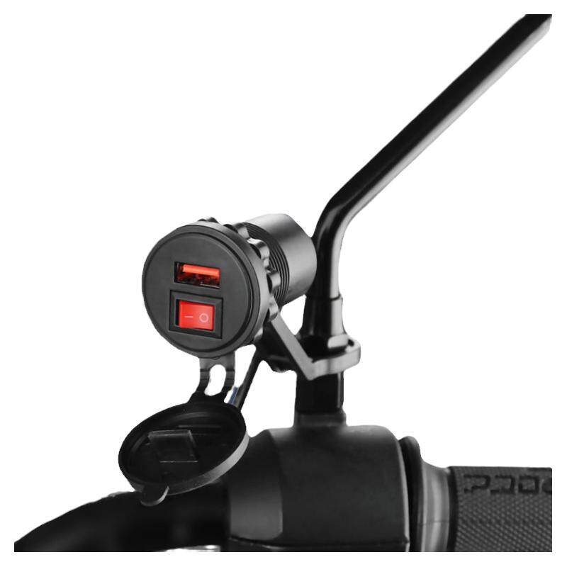 摩托车电动车手机充电器超级快充12V24伏通用车载车充防水改装