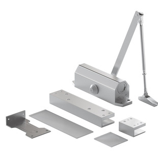 玻璃门闭门器缓冲阻尼器自动关门缓冲器免打孔无框防撞回弹固定器