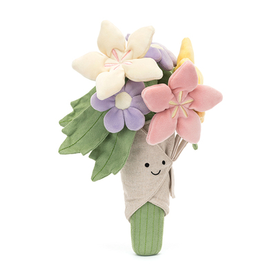 英国Jellycat趣味花束毛绒玩具