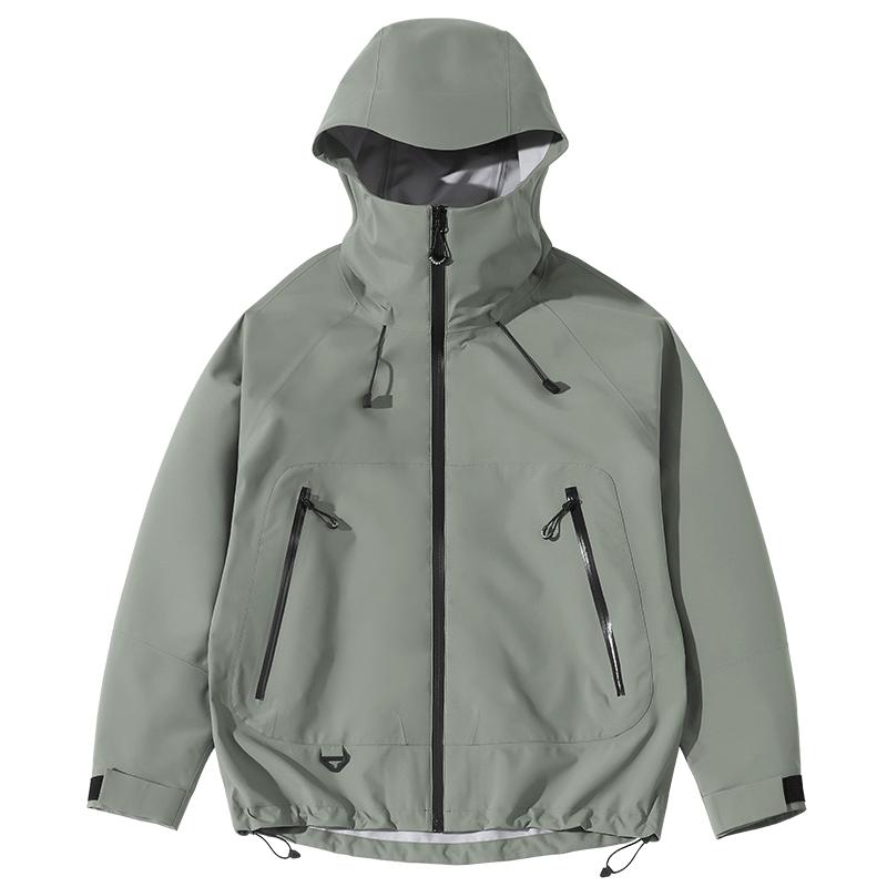 户外硬壳冲锋衣男女新款防风防水羽绒内胆可拆卸全压胶登山服外套