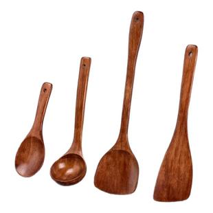 木勺木铲子烧菜家用锅铲不伤锅厨房木锅铲炒菜木汤勺木质厨具